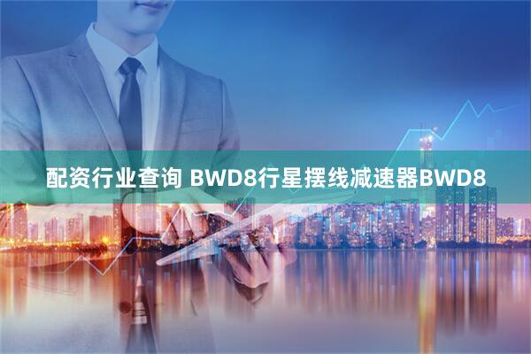 配资行业查询 BWD8行星摆线减速器BWD8